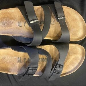Birkenstock Black and Tan Sandals